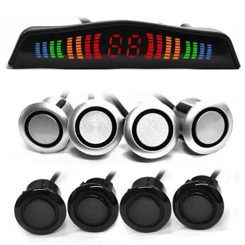 Sensor Estacionamento Ré 4 Sensores Display Led Sinal Sonoro