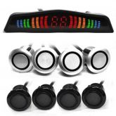Sensor Estacionamento Ré 4 Sensores Display Led Sinal Sonoro